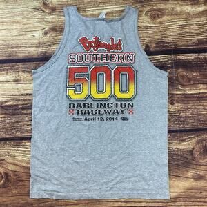 Darlington Raceway Bojangles Southern 500 NASCAR Monster Race Tank Top Large